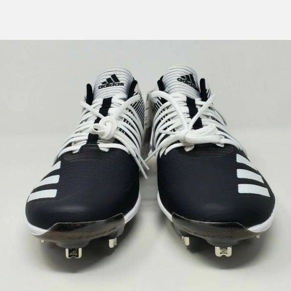 Adidas Afterburner 6 Baseball Cleats Metal Black White Men’s Size Multi DB3433 - Picture 5 of 13